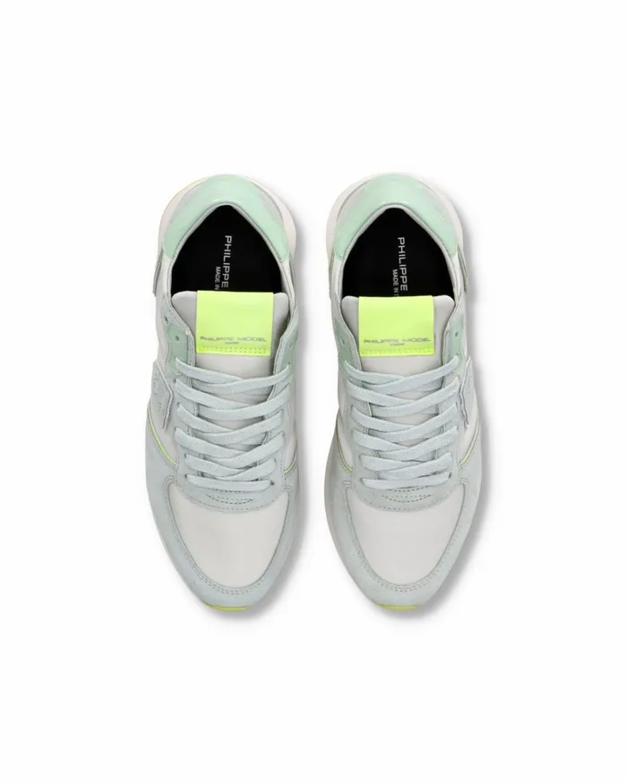 Women Trpx Sneakers Green Shoes Philippe Model Paris Casual