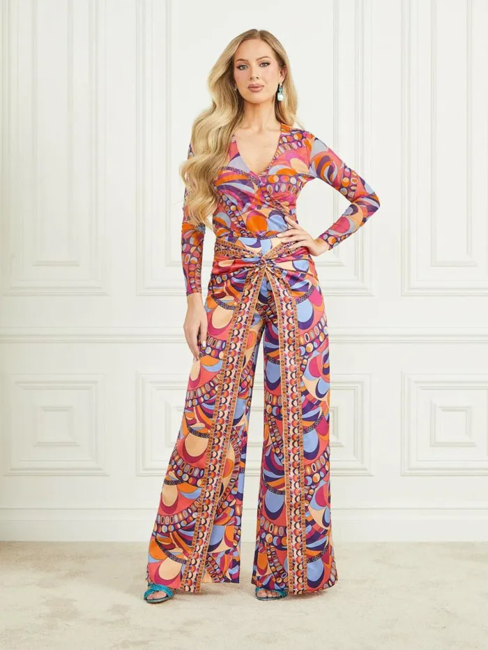 Women Tulum Mesh Top Tulum Print Marciano Tops And Sweaters Women Tulum Mesh Top Tulum Print Marciano Tops And Sweaters