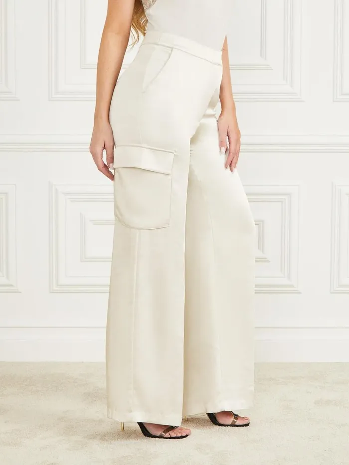 Women Vera Pant Pale Pearl Multi Marciano Bottoms Women Vera Pant Pale Pearl Multi Marciano Bottoms