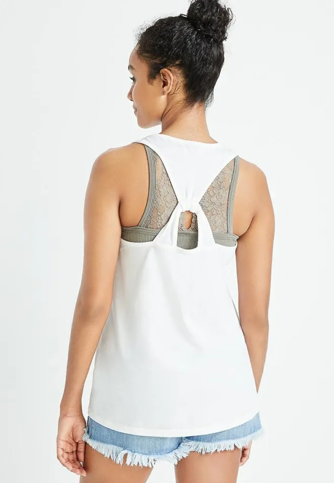 Women White Yellowstone Graphic Tank Top Maurices Tops