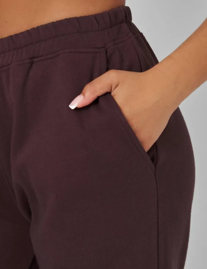 Women Wide Leg Sweat Pants Mochaa Brown Public Desire Tracksuit