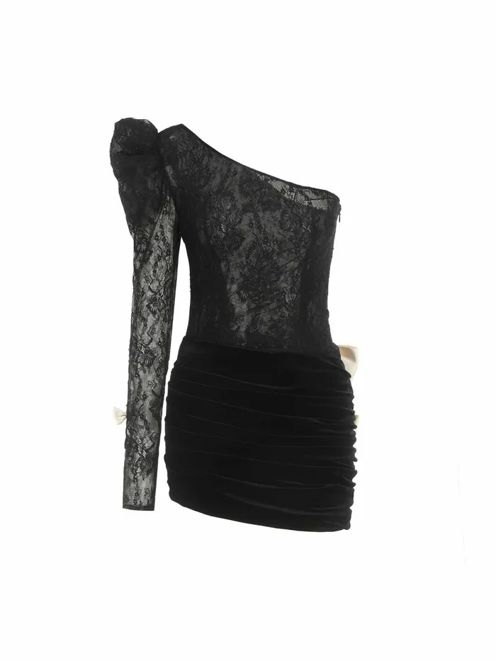Women Wilma Velvet Dress Nana Jacqueline LBD
