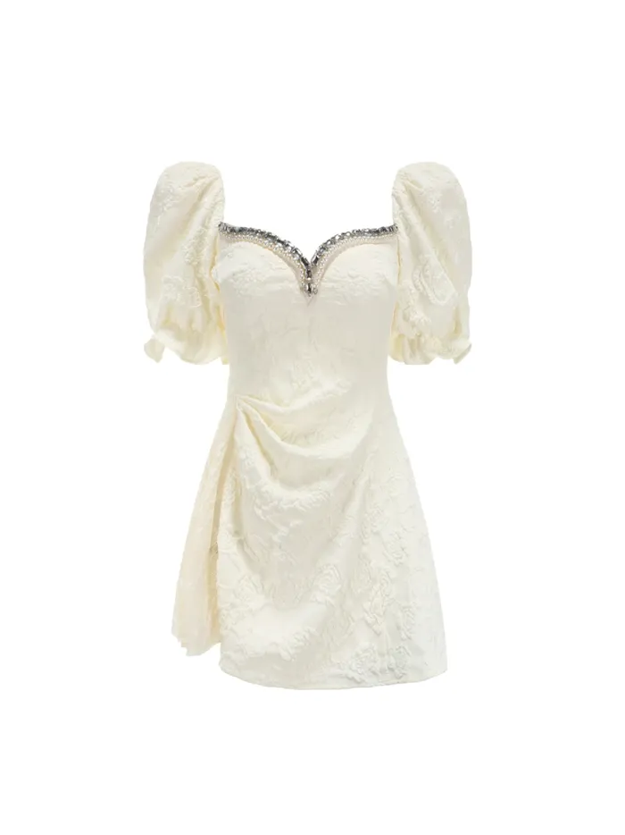 Women Ysabella White Dress Nana Jacqueline Mini