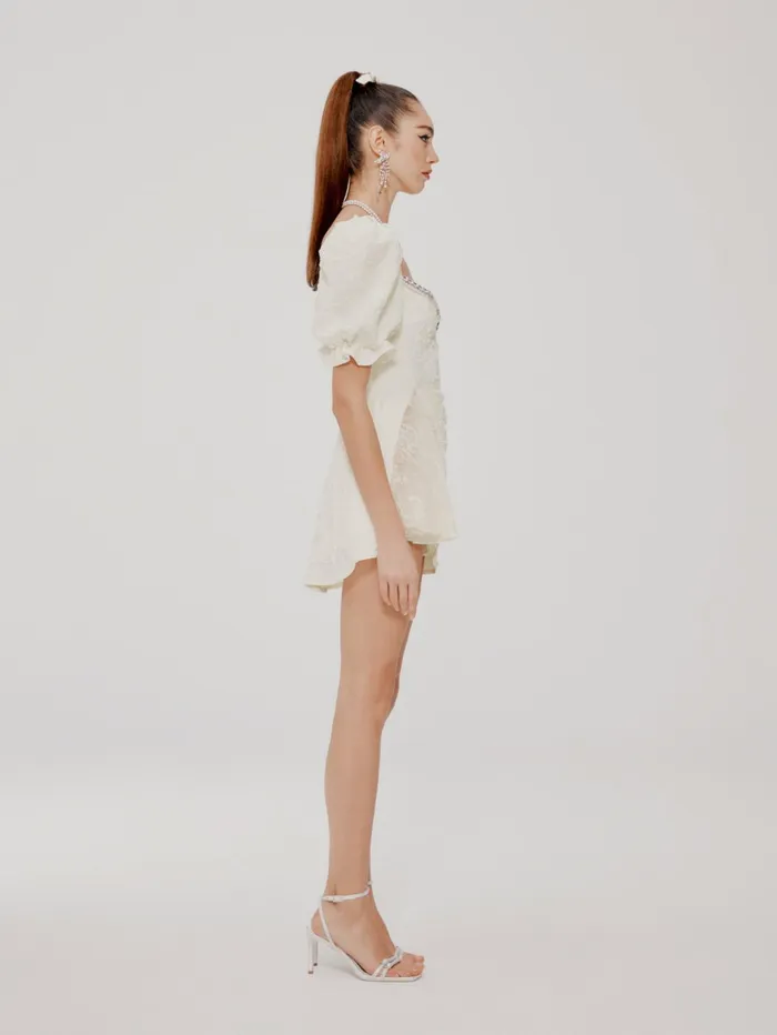 Women Ysabella White Dress Nana Jacqueline Mini