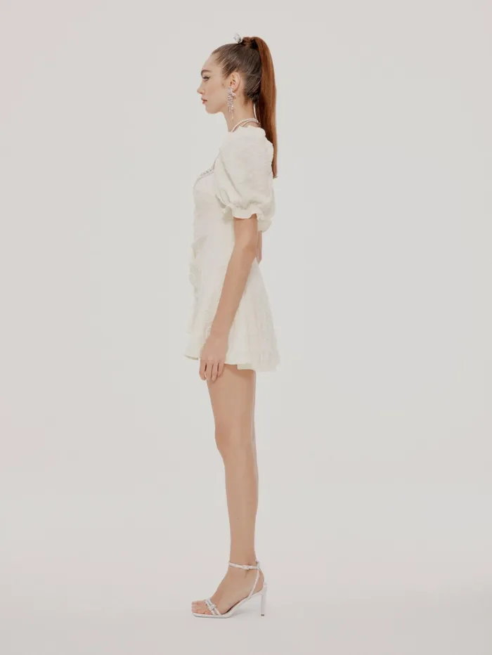 Women Ysabella White Dress Nana Jacqueline Mini