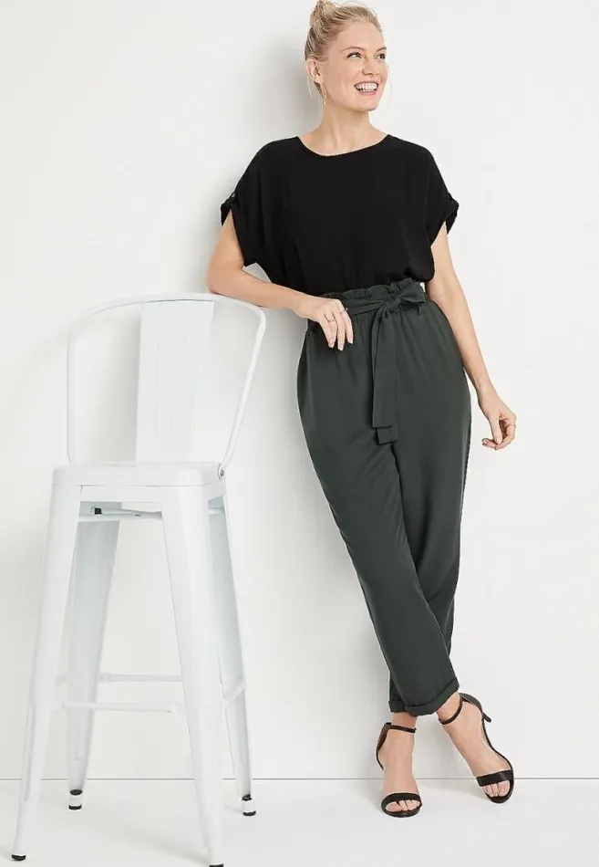 Women Zipper Back Blouse Maurices Tops