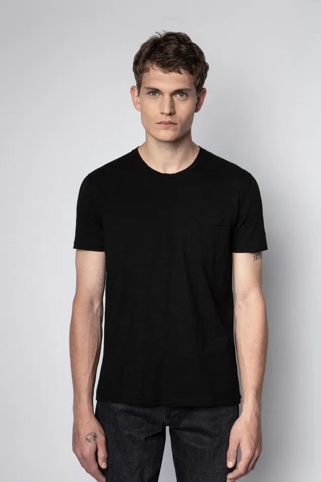 Zadig and Voltaire All Men STOCKHOLM T SHIRT BLACK BLACK 8211 Men Zadig and Voltaire All Men STOCKHOLM T SHIRT BLACK BLACK 8211 Men