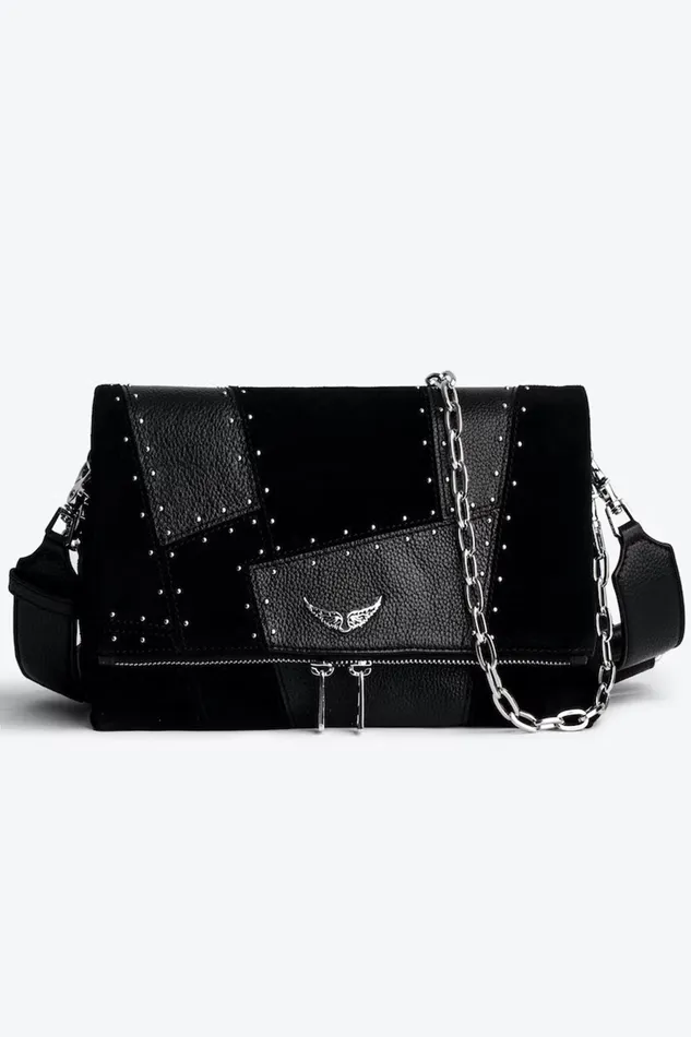 Zadig and Voltaire Bags ROCKY PATCHWORK STUDS 8211 WomenMen