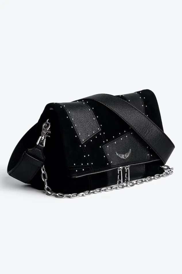 Zadig and Voltaire Bags ROCKY PATCHWORK STUDS 8211 WomenMen Zadig and Voltaire Bags ROCKY PATCHWORK STUDS 8211 WomenMen