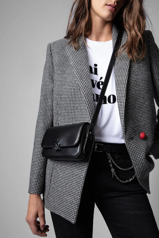 Zadig and Voltaire Bags ZV LE MINI BAG BS BLACK SILVER 8211 WomenMen Zadig and Voltaire Bags ZV LE MINI BAG BS BLACK SILVER 8211 WomenMen