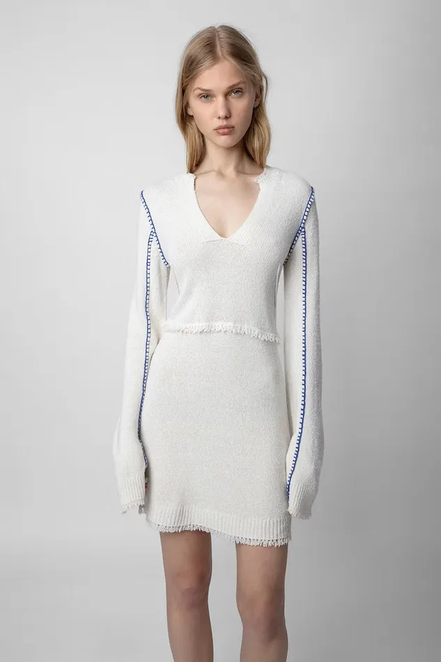 Zadig and Voltaire Dresses HIKO DRESS OFF WHITE 8211 Women