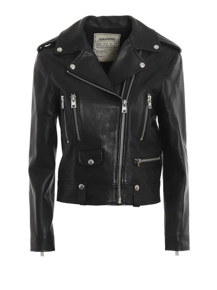 Zadig and Voltaire Jackets LENNI PERFECTO LHT JACKET BLACK BLACK 8211 Women Zadig and Voltaire Jackets LENNI PERFECTO LHT JACKET BLACK BLACK 8211 Women