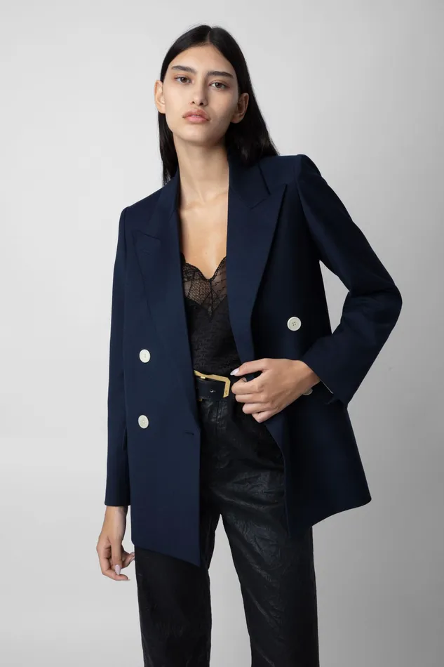 Zadig and Voltaire Jackets VIEW TAILLEUR NAVY 8211 Women Zadig and Voltaire Jackets VIEW TAILLEUR NAVY 8211 Women