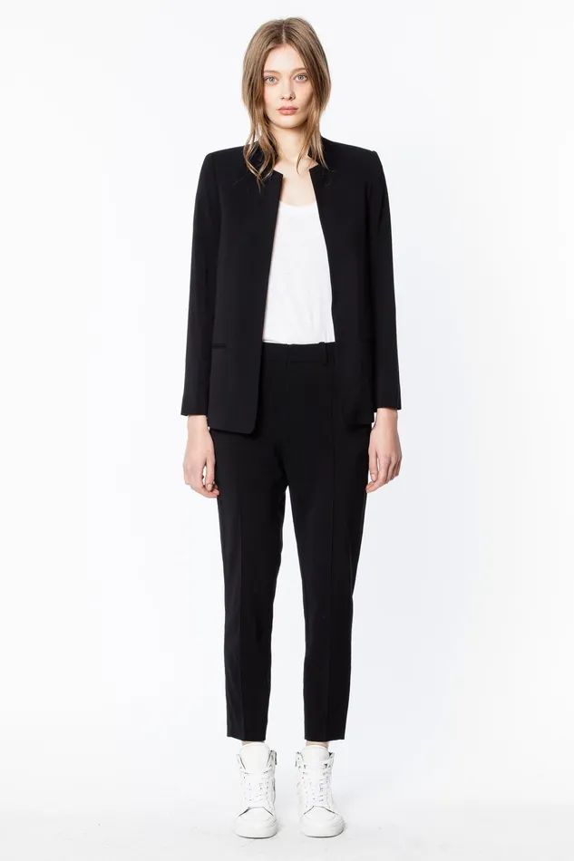 Zadig and Voltaire Jackets VOLLY CREPE JACKET PERMANENT 8211 Women