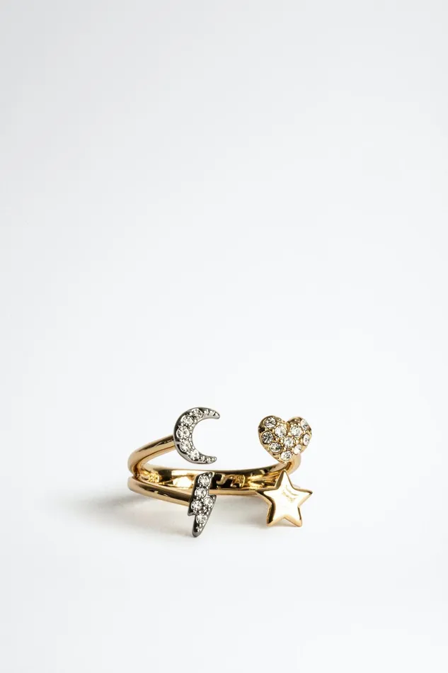 Zadig and Voltaire Jewellery MIX N MATCH TOI ET MOI RING GOLD 8211 WomenMen