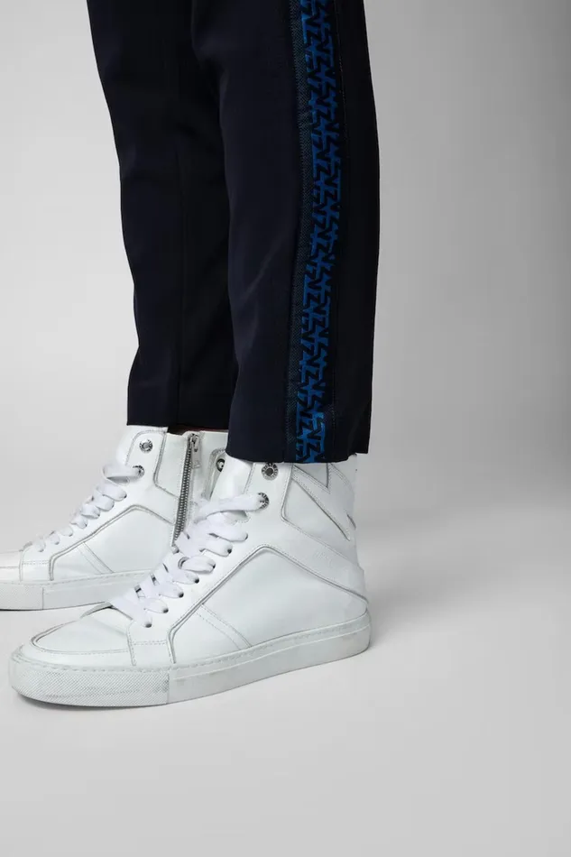 Zadig and Voltaire Pants PAULA BAND B DARK NAVY 8211 Women Zadig and Voltaire Pants PAULA BAND B DARK NAVY 8211 Women