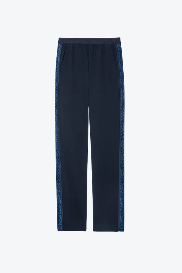 Zadig and Voltaire Pants PAULA BAND B DARK NAVY 8211 Women Zadig and Voltaire Pants PAULA BAND B DARK NAVY 8211 Women