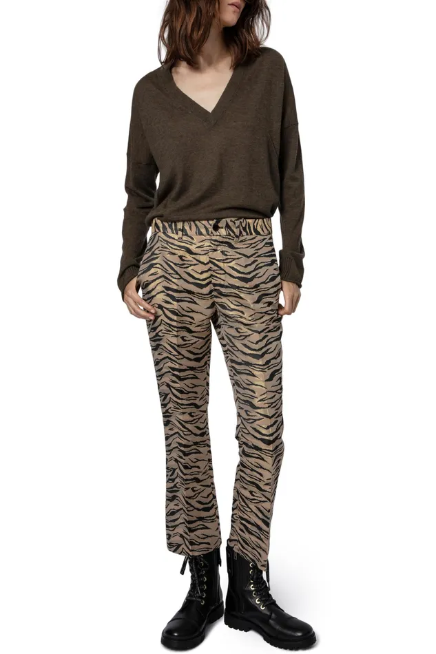 Zadig and Voltaire Pants POLIS TIGER PANTS NATURAL 8211 Women