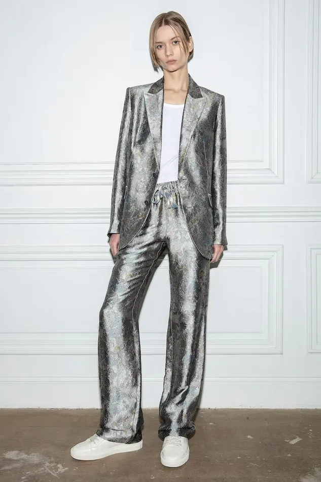 Zadig and Voltaire Pants POMY BRITISH FLOWER PANT KHAKI 8211 Women Zadig and Voltaire Pants POMY BRITISH FLOWER PANT KHAKI 8211 Women