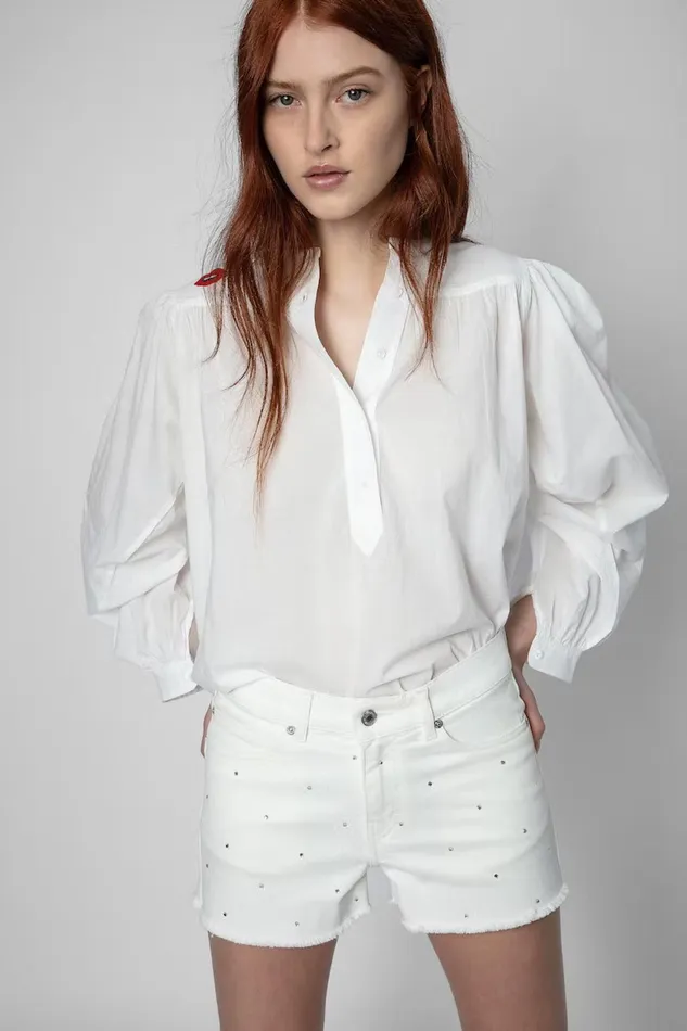 Zadig and Voltaire Shirts and Tops TIGY BOSS SHIRT WHITE 8211 Women Zadig and Voltaire Shirts and Tops TIGY BOSS SHIRT WHITE 8211 Women