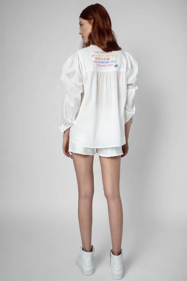 Zadig and Voltaire Shirts and Tops TIGY BOSS SHIRT WHITE 8211 Women Zadig and Voltaire Shirts and Tops TIGY BOSS SHIRT WHITE 8211 Women