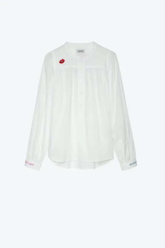 Zadig and Voltaire Shirts and Tops TIGY BOSS SHIRT WHITE 8211 Women Zadig and Voltaire Shirts and Tops TIGY BOSS SHIRT WHITE 8211 Women