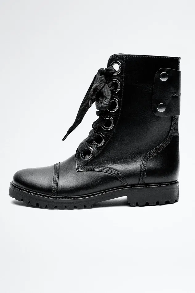 Zadig and Voltaire ShoesBoots JOE SMOOTH BOOTS BLACK 8211 WomenMen