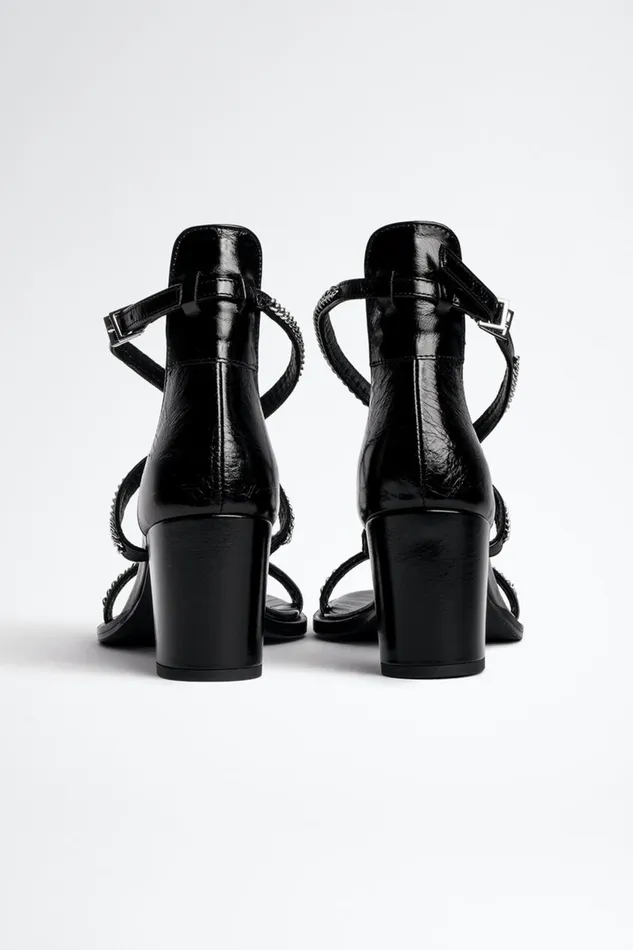 Zadig and Voltaire ShoesBoots MAY PATENT CHAIN HEELS BLACK 8211 WomenMen Zadig and Voltaire ShoesBoots MAY PATENT CHAIN HEELS BLACK 8211 WomenMen