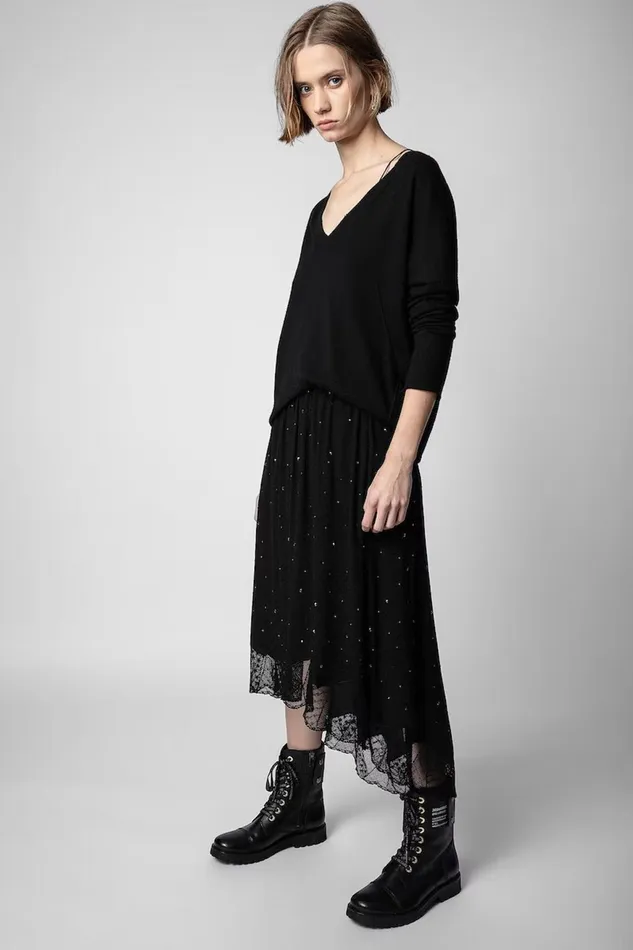 Zadig and Voltaire Skirts and Shorts JOSLIN STRASS BLACK 8211 Women