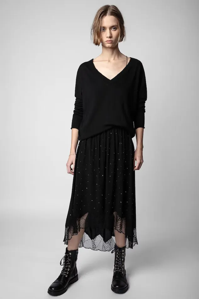 Zadig and Voltaire Skirts and Shorts JOSLIN STRASS BLACK 8211 Women Zadig and Voltaire Skirts and Shorts JOSLIN STRASS BLACK 8211 Women