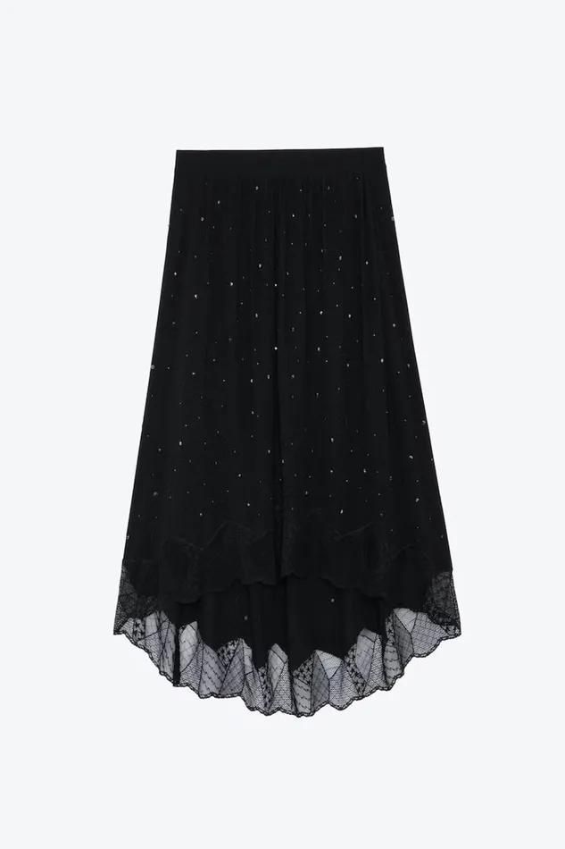 Zadig and Voltaire Skirts and Shorts JOSLIN STRASS BLACK 8211 Women Zadig and Voltaire Skirts and Shorts JOSLIN STRASS BLACK 8211 Women
