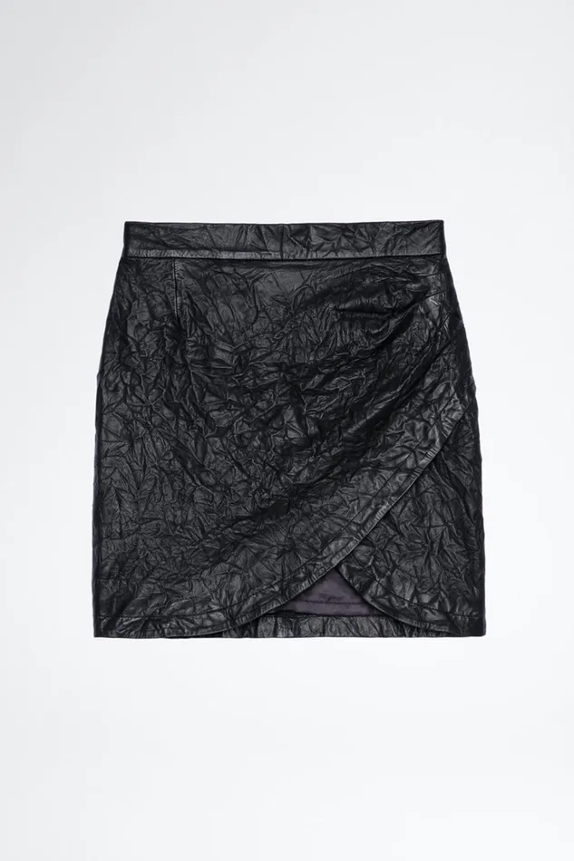 Zadig and Voltaire Skirts and Shorts JULIPE LTH SKIRT BLACK 8211 Women Zadig and Voltaire Skirts and Shorts JULIPE LTH SKIRT BLACK 8211 Women