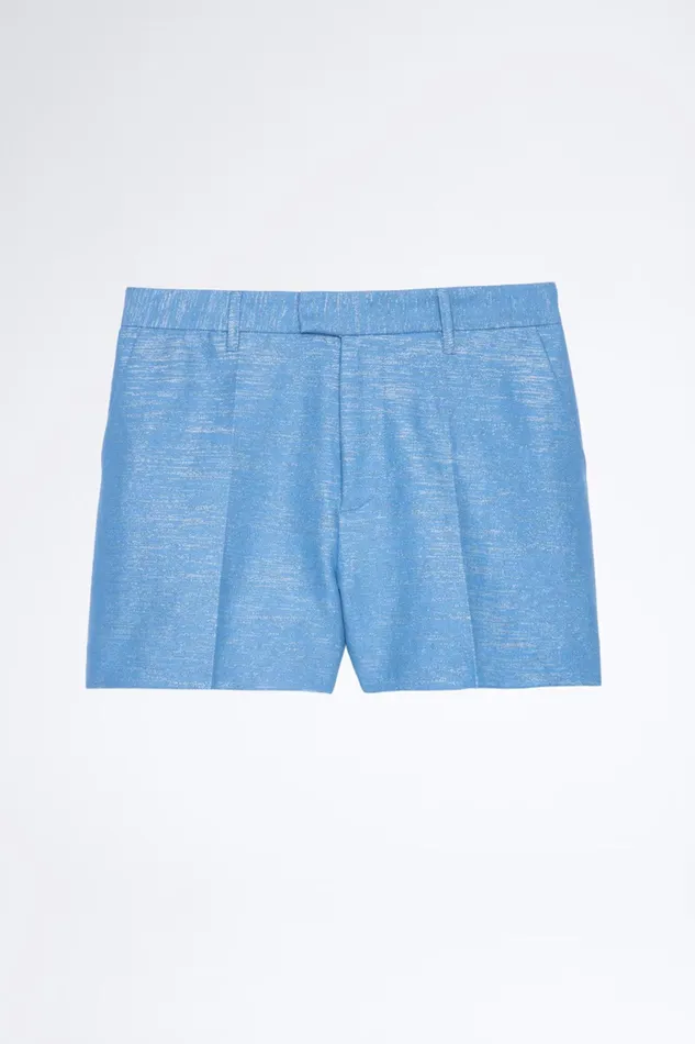 Zadig and Voltaire Skirts and Shorts PLEASE SPARKLE SHORTS BLUE 8211 Women Zadig and Voltaire Skirts and Shorts PLEASE SPARKLE SHORTS BLUE 8211 Women