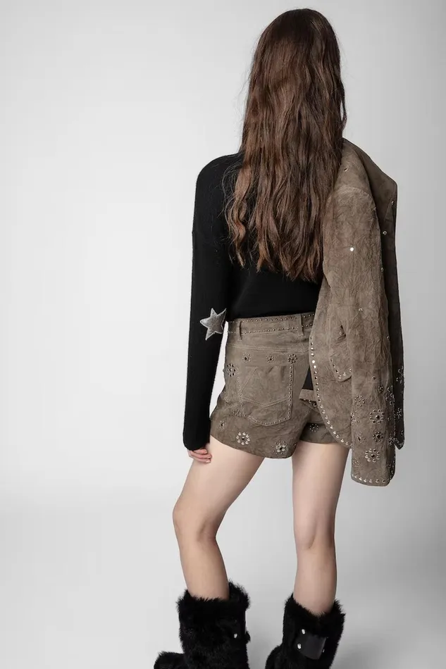 Zadig and Voltaire Skirts and Shorts SCOTT DAIM SUEDE SHORTS CHESTNUT 8211 Women Zadig and Voltaire Skirts and Shorts SCOTT DAIM SUEDE SHORTS CHESTNUT 8211 Women