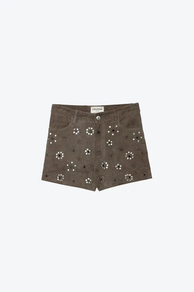 Zadig and Voltaire Skirts and Shorts SCOTT DAIM SUEDE SHORTS CHESTNUT 8211 Women Zadig and Voltaire Skirts and Shorts SCOTT DAIM SUEDE SHORTS CHESTNUT 8211 Women