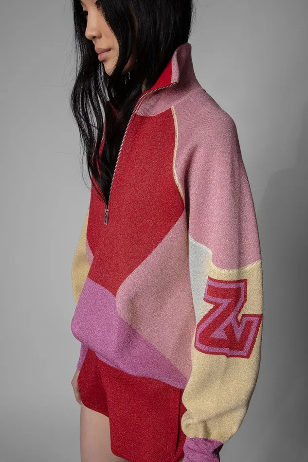 Zadig and Voltaire Skirts and Shorts SMILE LUREX SHORTS RED MIX 8211 Women Zadig and Voltaire Skirts and Shorts SMILE LUREX SHORTS RED MIX 8211 Women