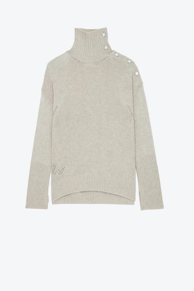 Zadig and Voltaire Sweaters and Knitwear ALMA BIJOUX STONE 8211 Women Zadig and Voltaire Sweaters and Knitwear ALMA BIJOUX STONE 8211 Women