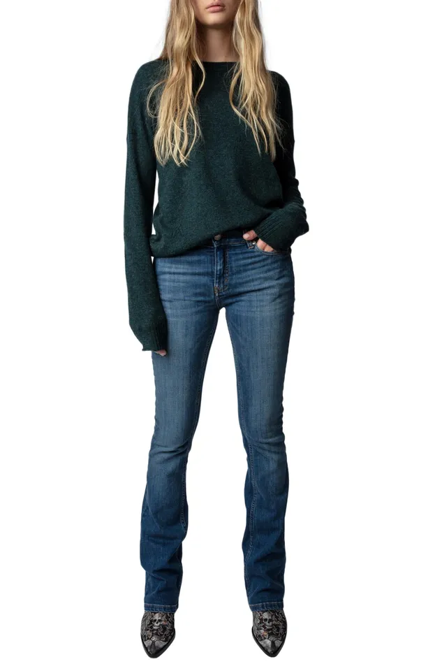 Zadig and Voltaire Sweaters and Knitwear CICI SEQUIN SWEATER PEACOCK 8211 Women Zadig and Voltaire Sweaters and Knitwear CICI SEQUIN SWEATER PEACOCK 8211 Women