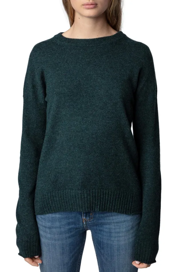 Zadig and Voltaire Sweaters and Knitwear CICI SEQUIN SWEATER PEACOCK 8211 Women Zadig and Voltaire Sweaters and Knitwear CICI SEQUIN SWEATER PEACOCK 8211 Women