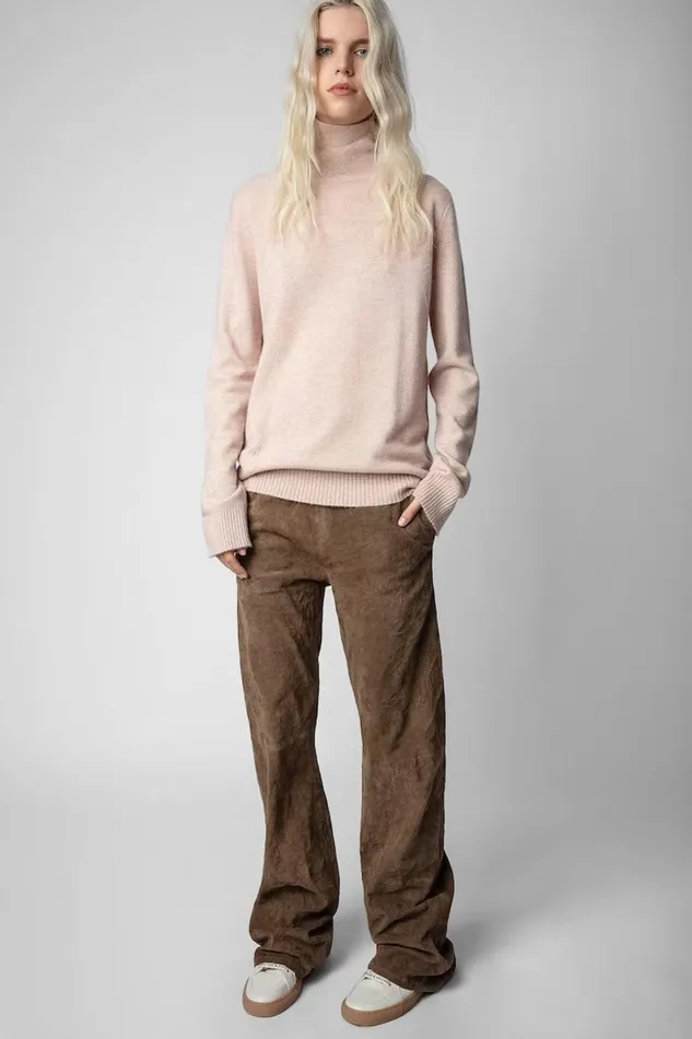 Zadig and Voltaire Sweaters and Knitwear GINNI PATCH BLUSH 8211 Women