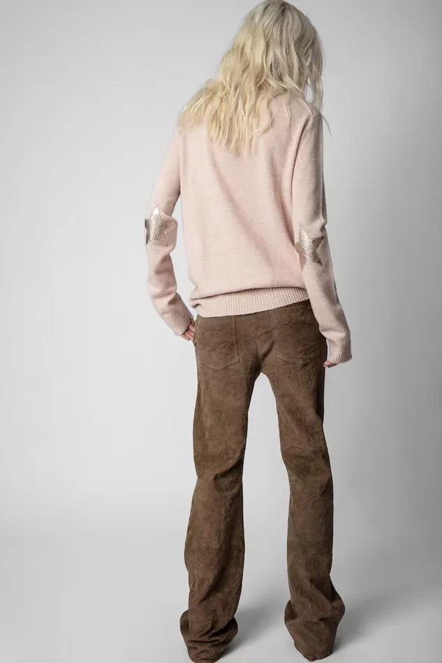 Zadig and Voltaire Sweaters and Knitwear GINNI PATCH BLUSH 8211 Women Zadig and Voltaire Sweaters and Knitwear GINNI PATCH BLUSH 8211 Women