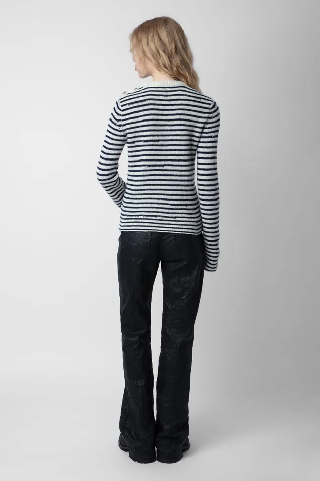 Zadig and Voltaire Sweaters and Knitwear JADE WE SWEATER SUGAR 8211 Women