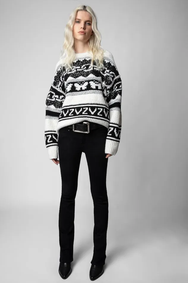 Zadig and Voltaire Sweaters and Knitwear KANSON SWEATER SUGAR 8211 Women