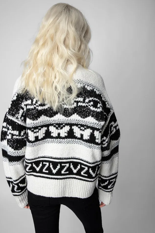 Zadig and Voltaire Sweaters and Knitwear KANSON SWEATER SUGAR 8211 Women Zadig and Voltaire Sweaters and Knitwear KANSON SWEATER SUGAR 8211 Women