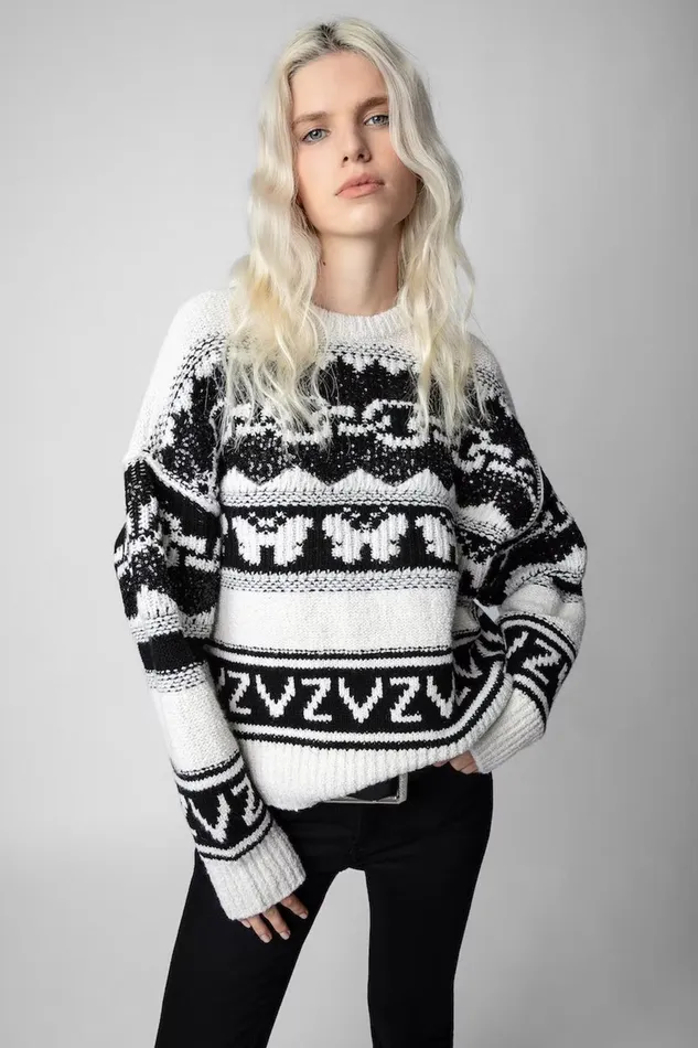 Zadig and Voltaire Sweaters and Knitwear KANSON SWEATER SUGAR 8211 Women Zadig and Voltaire Sweaters and Knitwear KANSON SWEATER SUGAR 8211 Women