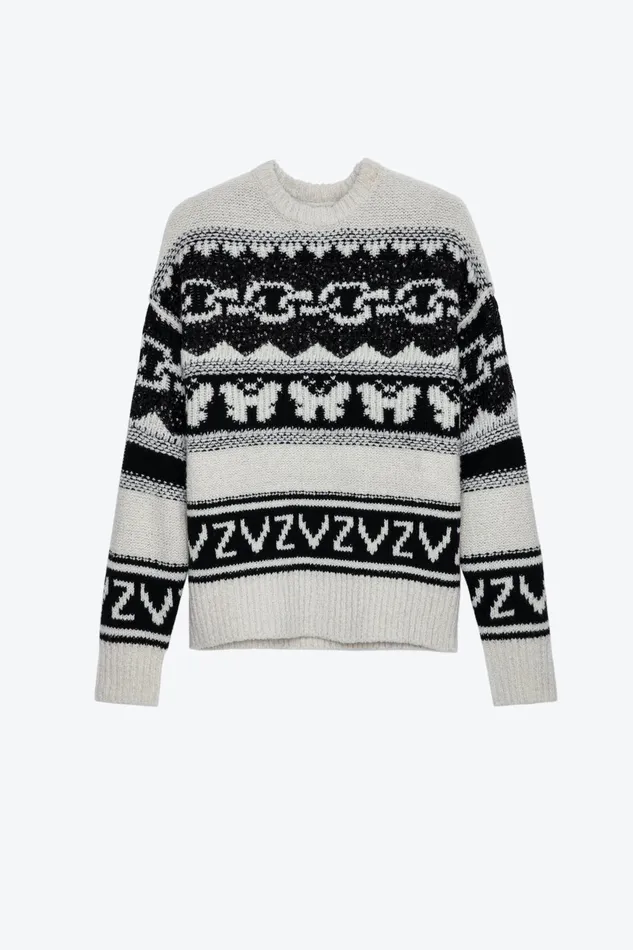 Zadig and Voltaire Sweaters and Knitwear KANSON SWEATER SUGAR 8211 Women Zadig and Voltaire Sweaters and Knitwear KANSON SWEATER SUGAR 8211 Women