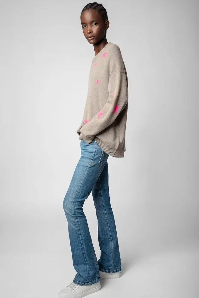 Zadig and Voltaire Sweaters and Knitwear MARKUS FLURO STAR 8211 Women Zadig and Voltaire Sweaters and Knitwear MARKUS FLURO STAR 8211 Women