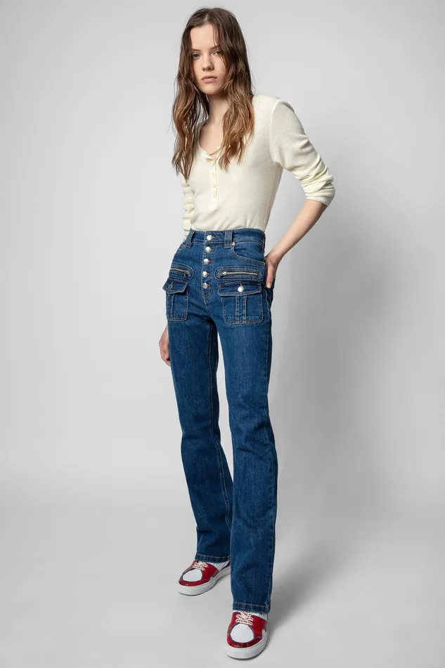 Zadig and Voltaire Sweaters and Knitwear MILA SWEATER BUTTER 8211 Women