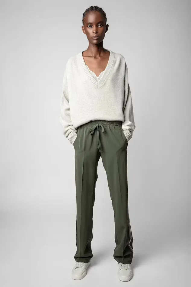 Zadig and Voltaire Sweaters and Knitwear ROSY SWEATER TAUPE 8211 Women Zadig and Voltaire Sweaters and Knitwear ROSY SWEATER TAUPE 8211 Women