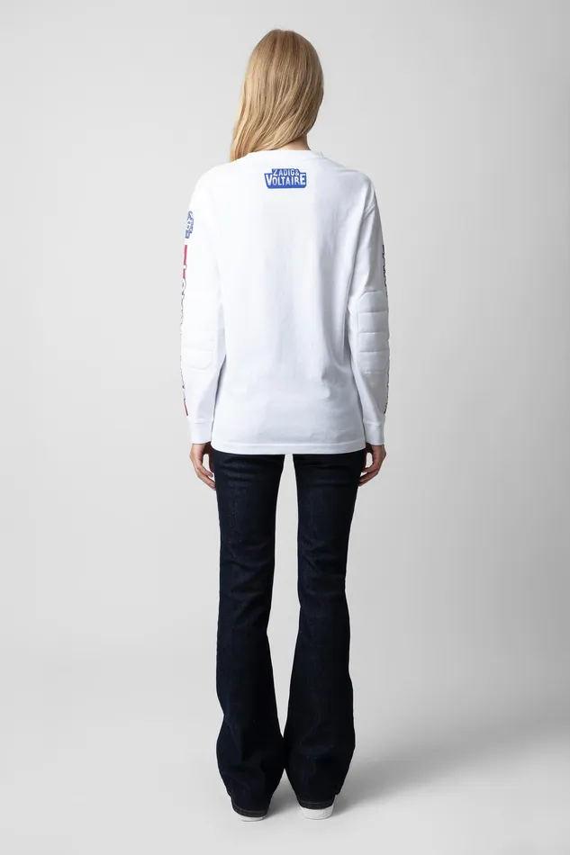 Zadig and Voltaire TShirts NOANE VOLTAIRE WHITE 8211 Women Zadig and Voltaire TShirts NOANE VOLTAIRE WHITE 8211 Women